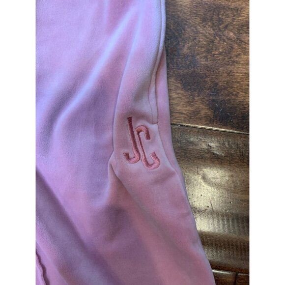 Juicy Couture Pink Velour Wide Leg Track Sweatpants, Size 2X, NWT! $99 - Picture 4 of 6